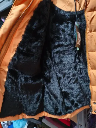 Plumas Kaporal naranja forro calentito Talla XS