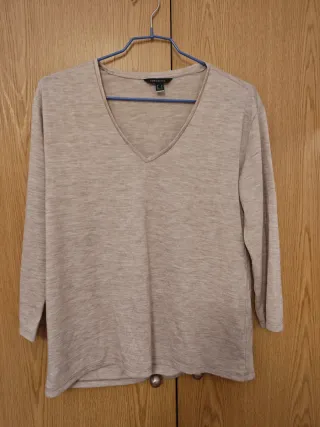 Pack 2 Camisetas Cortefiel M Rayas y Beige