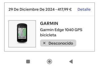 Garmin Edge 1040 me lo regalaron ,pocas salidas