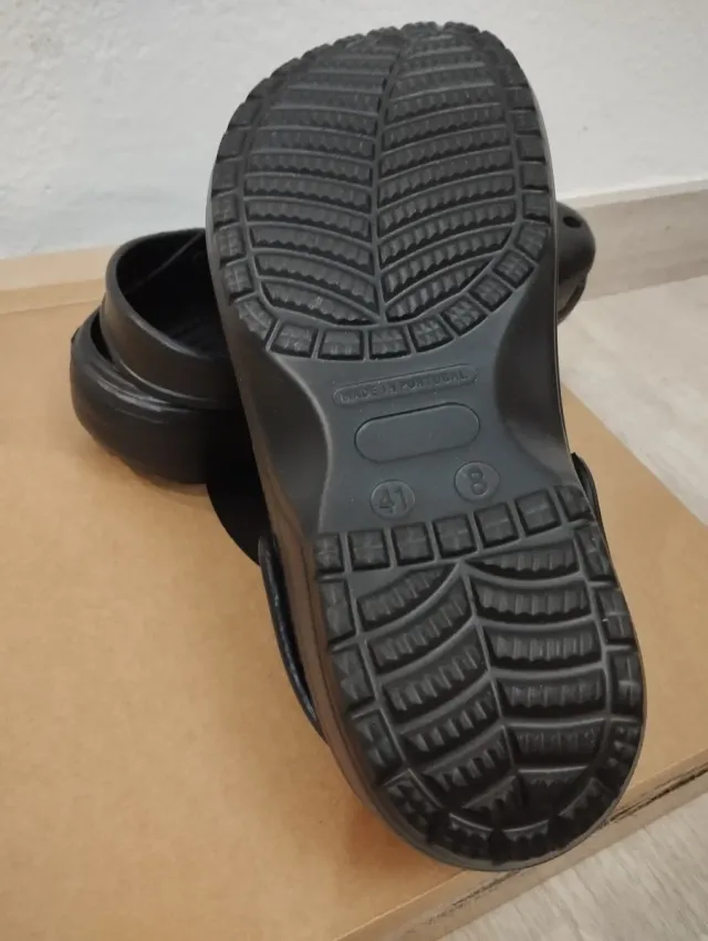 Zuecos Crocs Talla 41 Negros