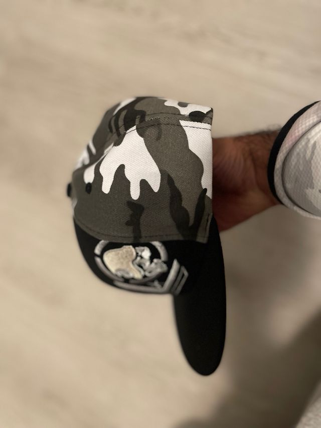 Gorra Hip Hop Camuflaje Calavera