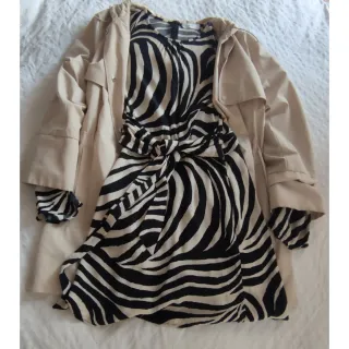 Vestido Mango Animal Print