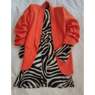 Vestido Mango Animal Print