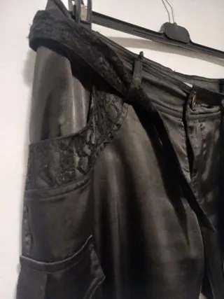 Pantaloni Motivi tg.L eleganti neri