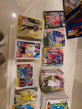 Colección cromos fútbol varios años