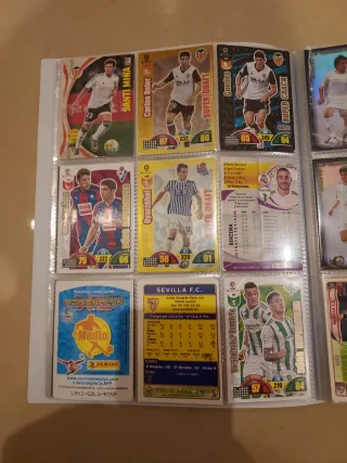 Colección cromos fútbol varios años