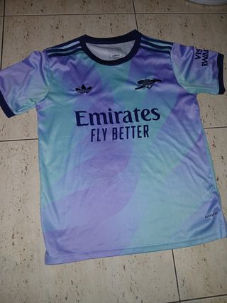 Camiseta Arsenal Adidas Morada y Turquesa 23-24
