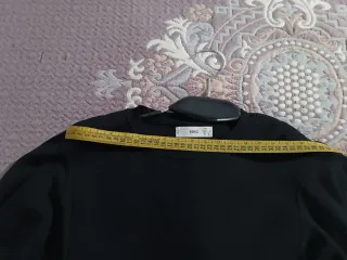 Jersey Mango negro mangas abullonadas