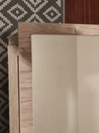 Espejo nuevo de baño madera y cristal