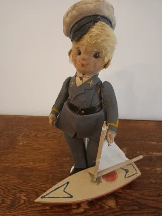 Muñeco Antiguo Steiff Marinero