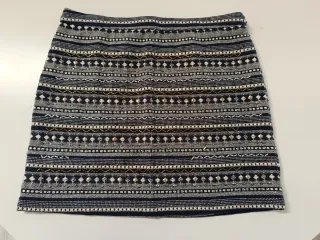 Falda Springfield con abalorios