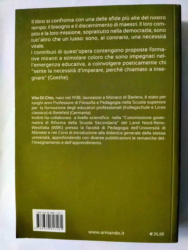 Bisogno di maestri una proposta formativa