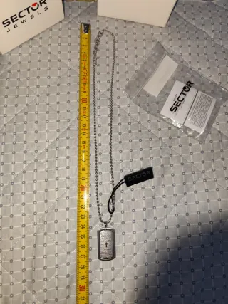 Collana Sector uomo acciaio