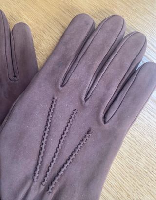 Guantes ante hombre forro franela talla 9.5