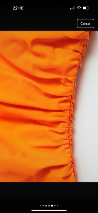 Vestido naranja Mango