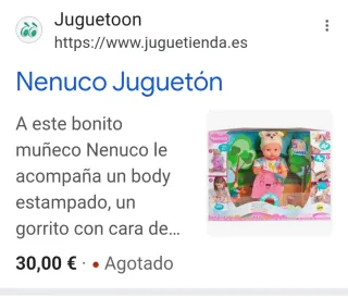 Muñeco "Nenuco juguetón"con accesorios