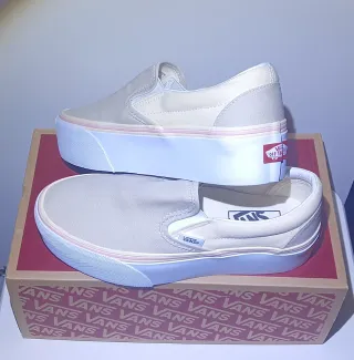 Vans Classic Slip-On Stackform Beige/Rosa