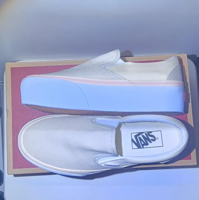 Vans Classic Slip-On Stackform Beige/Rosa