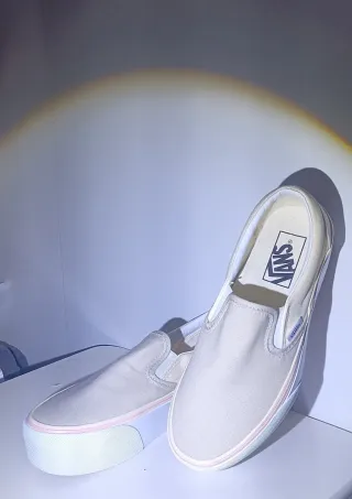 Vans Classic Slip-On Stackform Beige/Rosa