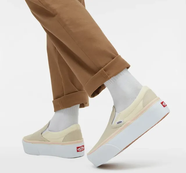 Vans Classic Slip-On Stackform Beige/Rosa