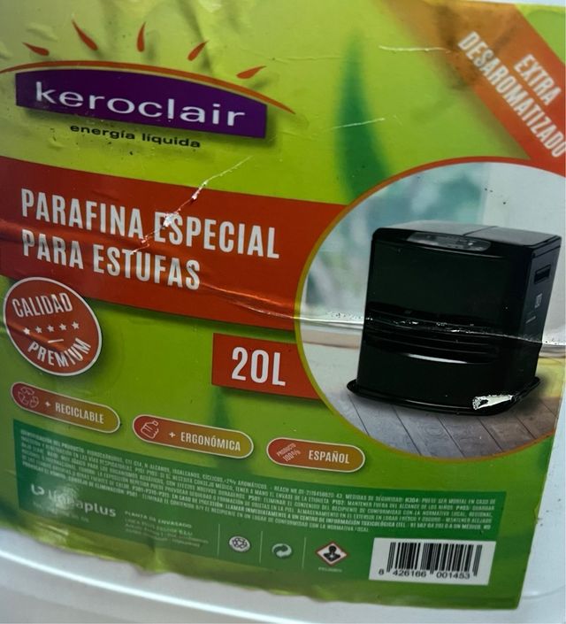 Keroclair Parafina Especial Estufas 20L