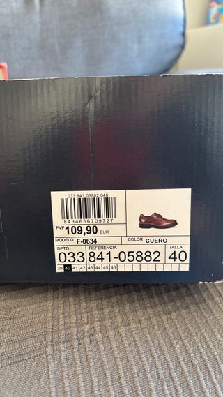 Zapatos Fluchos Marrones Hombre talla 40