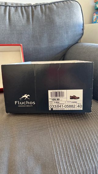 Zapatos Fluchos Marrones Hombre talla 40