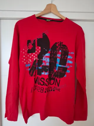 Camiseta Inside chico roja