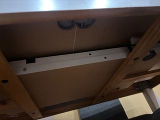 Mesa extensible y 4 sillas 1,40 largo 84 ancho