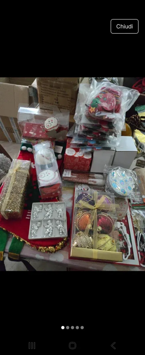 Stock natalizio decorazioni