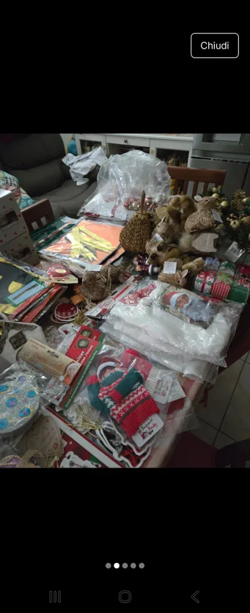 Stock natalizio decorazioni