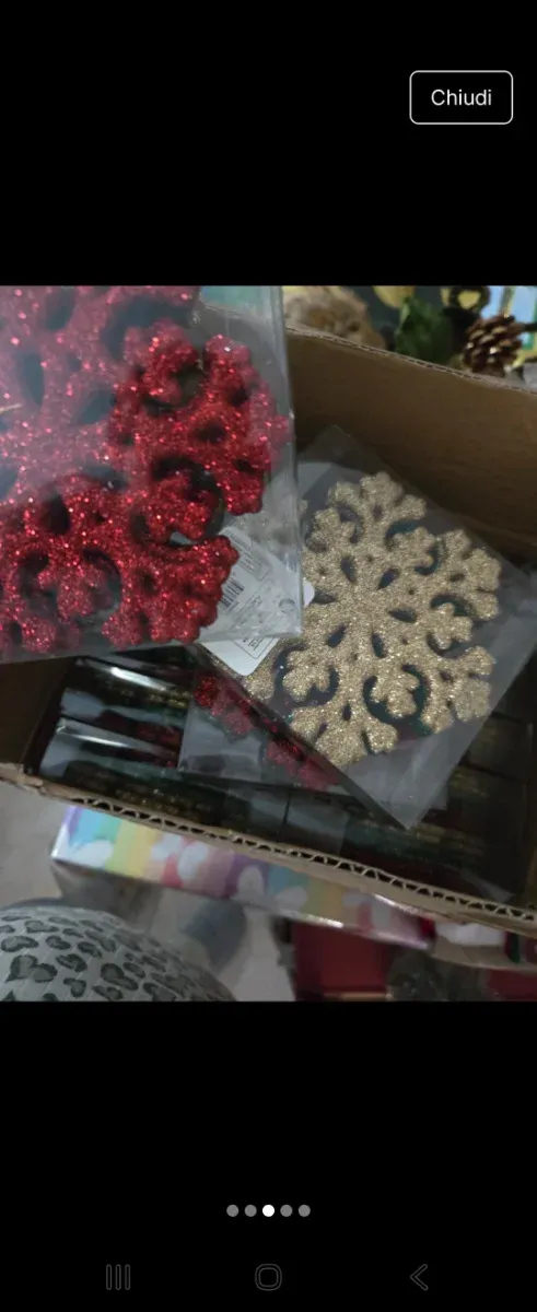 Stock natalizio decorazioni