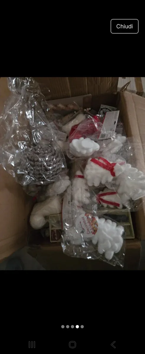 Stock natalizio decorazioni