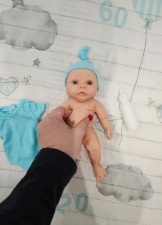 Mini Bebé Reborn Silicona