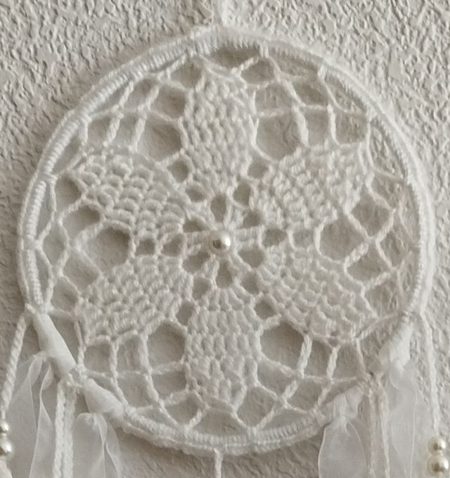 Atrapasueños mediano - blanco - 16 x 57 cm