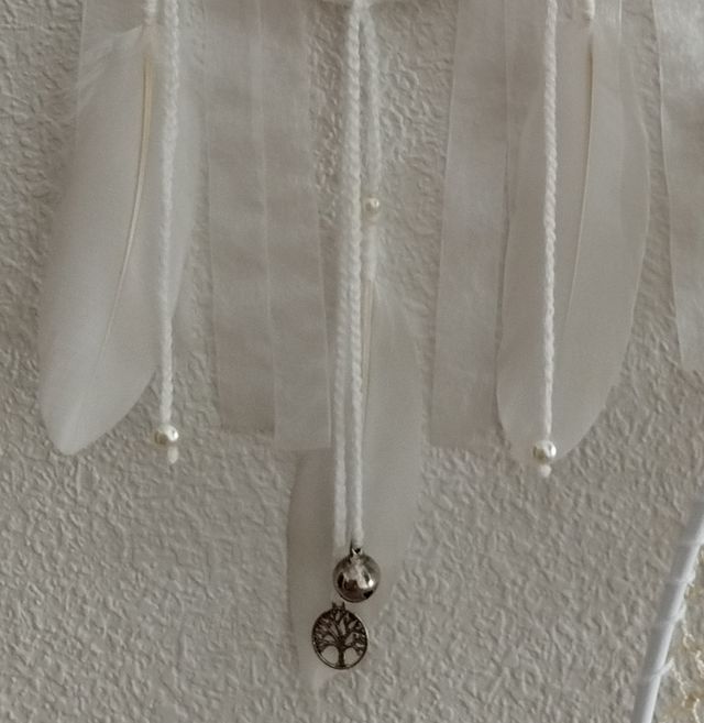 Atrapasueños mediano - blanco - 16 x 57 cm