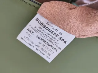 Borsa Borbonese Pelle Scamosciato Verde