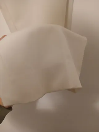 Pantaloni Freklin-O tg.44 Donna Bianco Eleganti