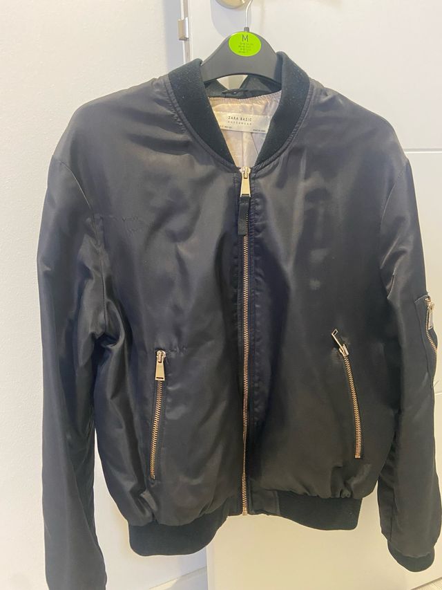 Bomber Zara Negra Talla M