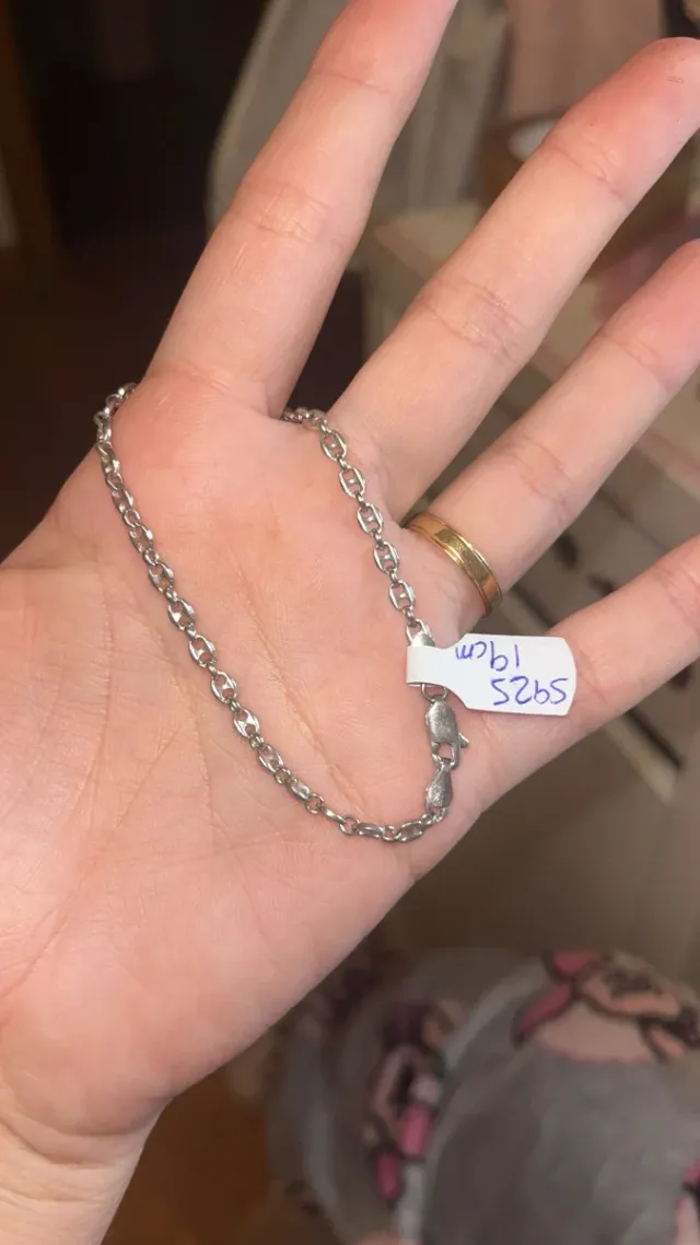 Bracciale a maglie da 19 cm