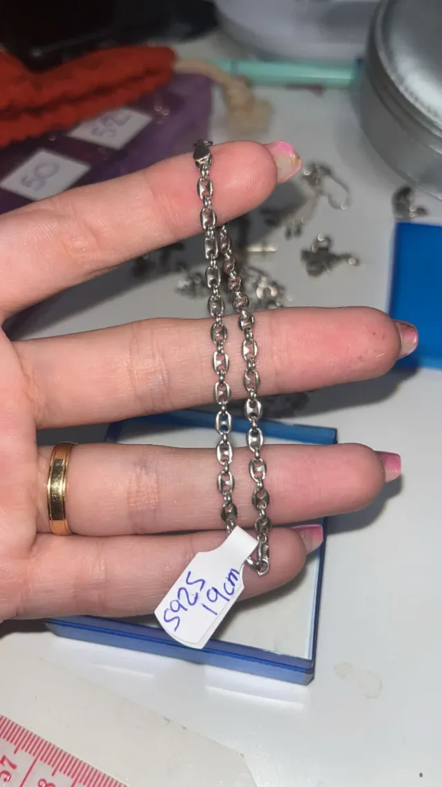 Bracciale a maglie da 19 cm