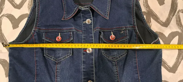 Chaleco vaquero Punt Roma Talla XXL