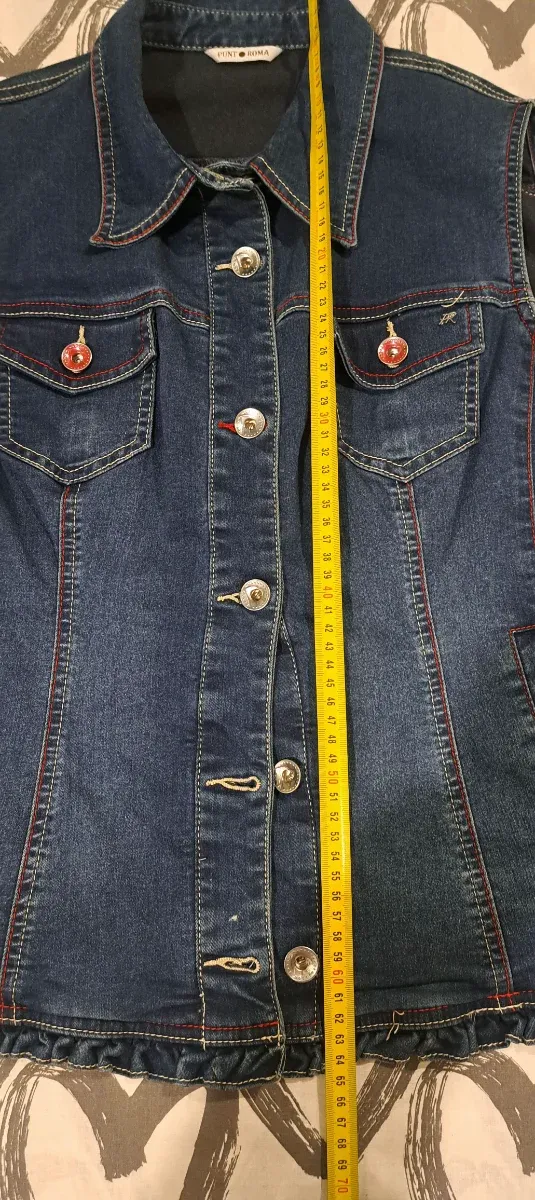 Chaleco vaquero Punt Roma Talla XXL