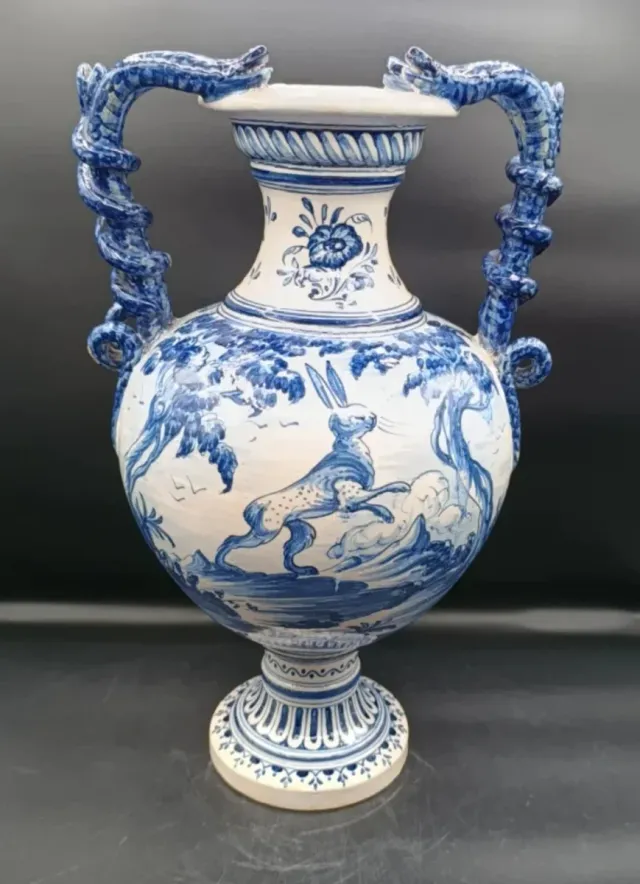 Jarrón Cerámica Niveiro Talavera Reina