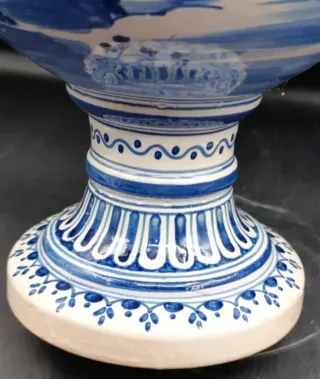 Jarrón Cerámica Niveiro Talavera Reina