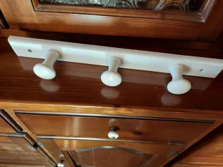 Appendiabiti in legno 3 ganci