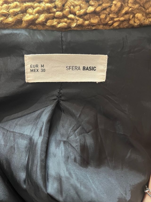 Abrigo borrego marrón