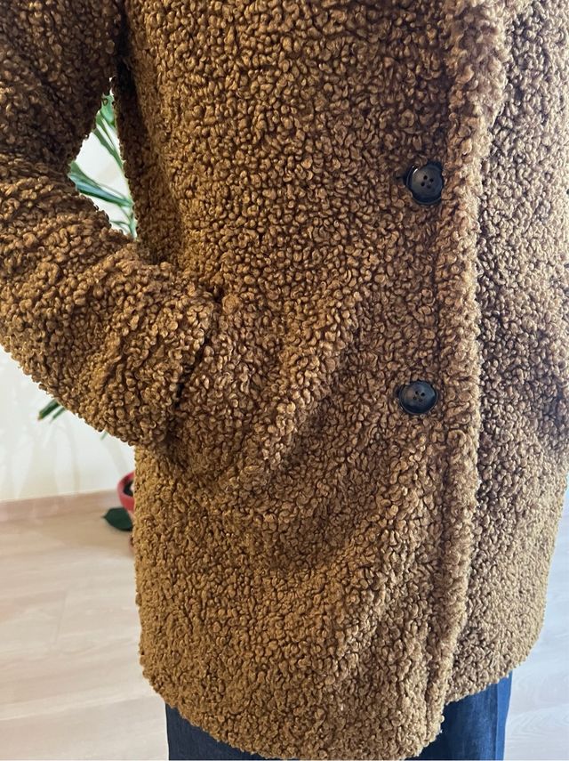 Abrigo borrego marrón