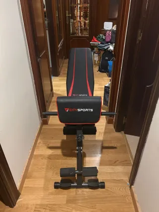 Banco de pesas ajustable