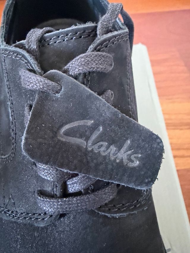 Zapatos Clarks Negros Hombre